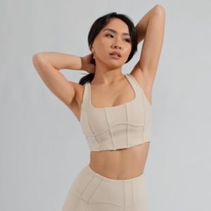 BuffBunny Corset Crop Top in Stardust